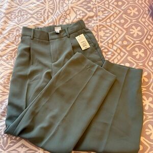 Elegant women’s wide leg A New Day Olive/Sage Dress Pants